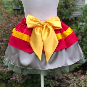 Dumbo running skirt Top Stitch 11 inch length 22 inch stretch waist with Bow